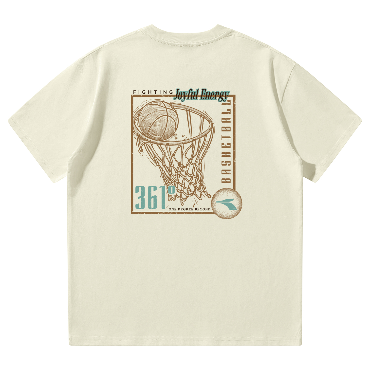 

361° Футболка Unisex Sand Brown White