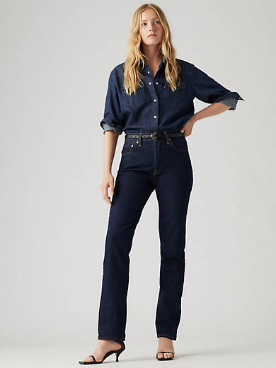 

Женские джинсы 501 Original Fit Levi's, цвет Deep Breath - Dark Wash