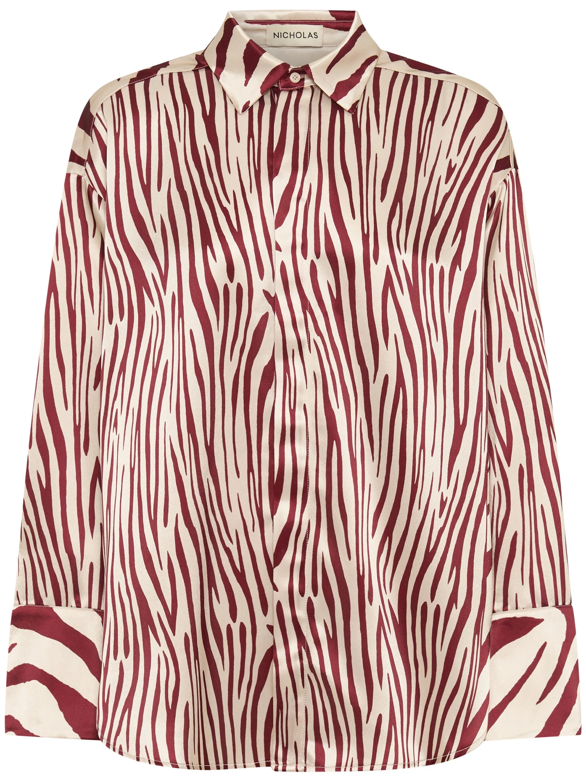 

Рубашка Taja на пуговицах большого размера Nicholas, красный