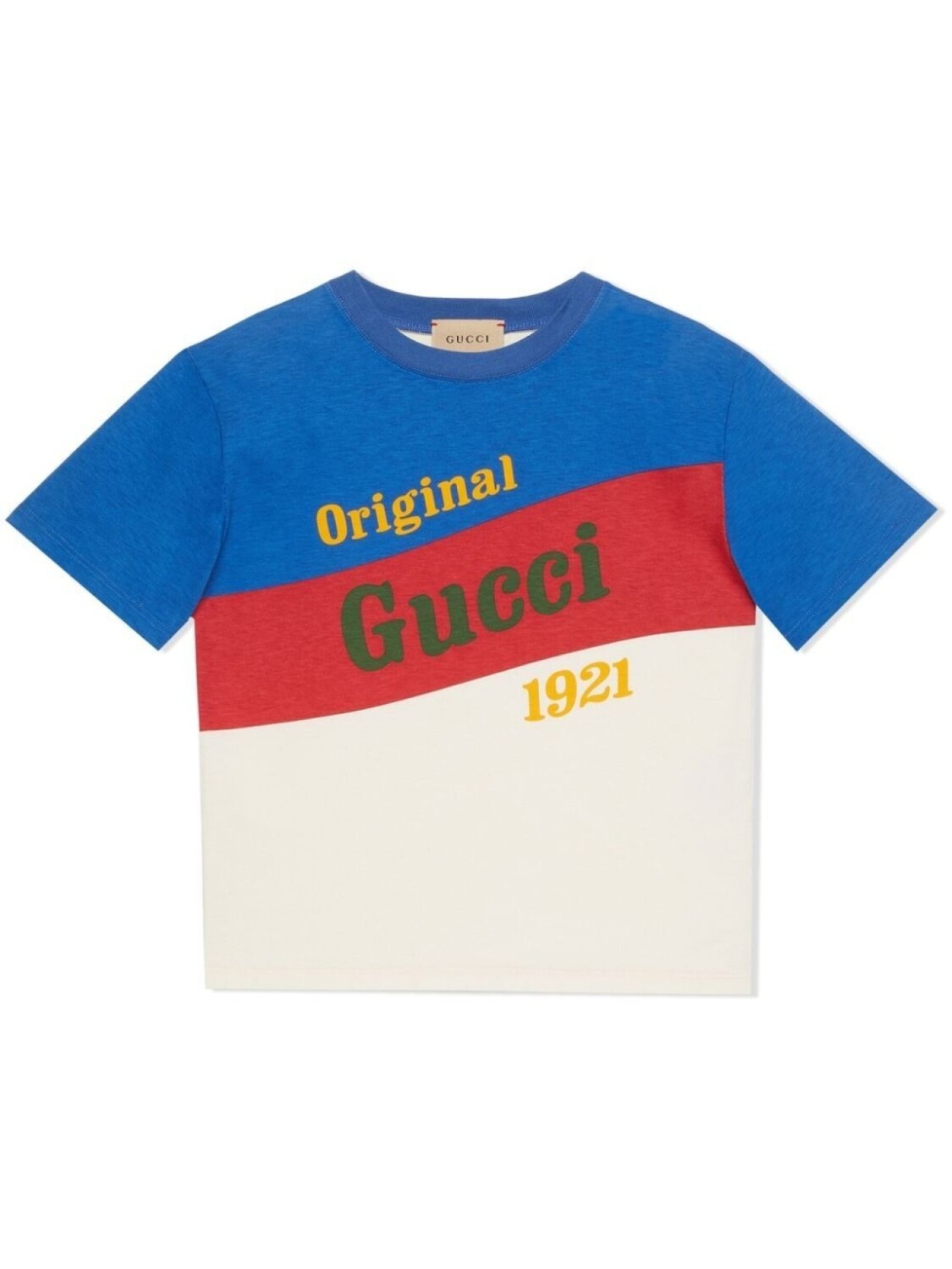 

Gucci Kids футболка с принтом Original Gucci 1921, белый