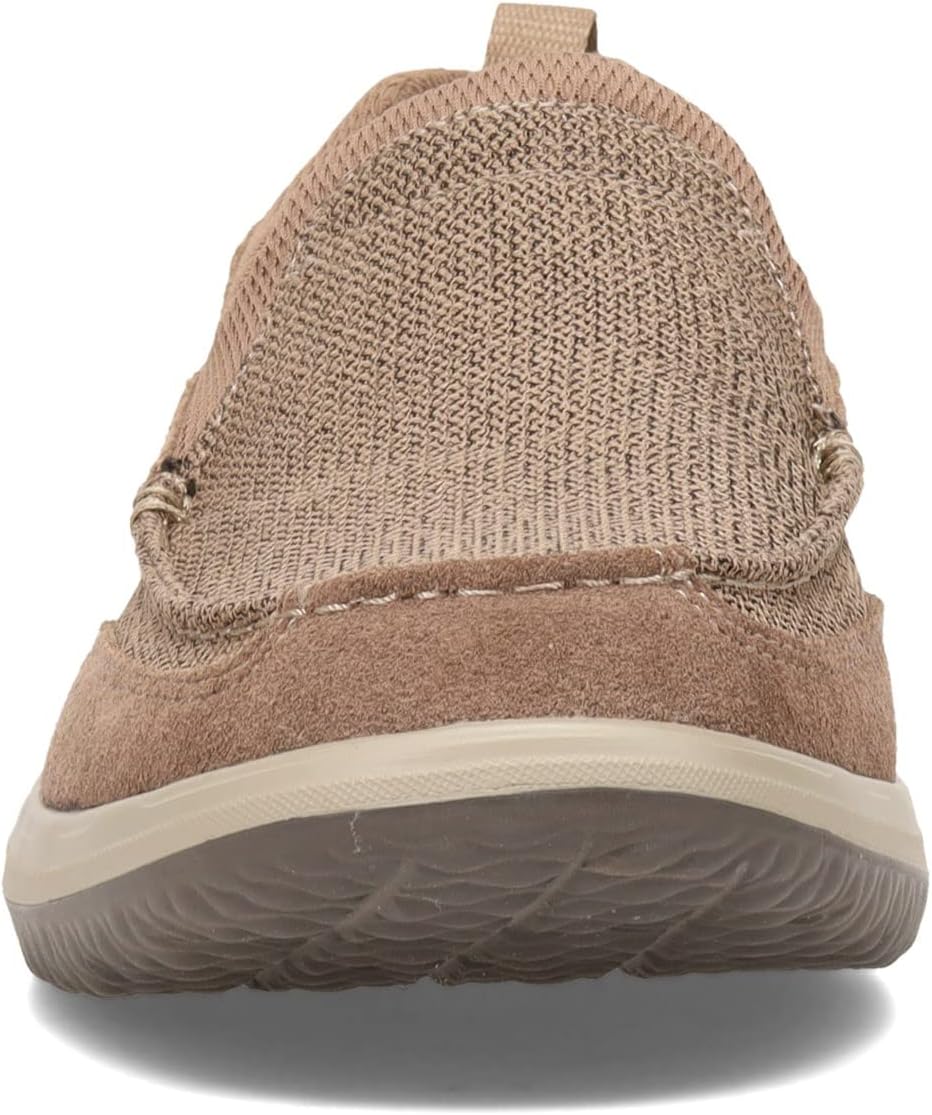 Мокасины Skechers Del Array для мужчин, без шнурков, Ltbr — фото 3
