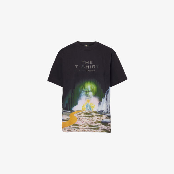 

Футболка свободного кроя из хлопкового джерси с принтом Marc Jacobs x the Wizard of Oz Marc Jacobs, черный