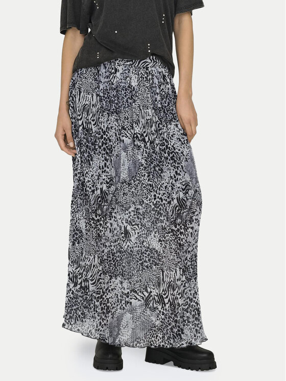 

Плиссированная юбка regular fit Ria 15329220 Only, серый