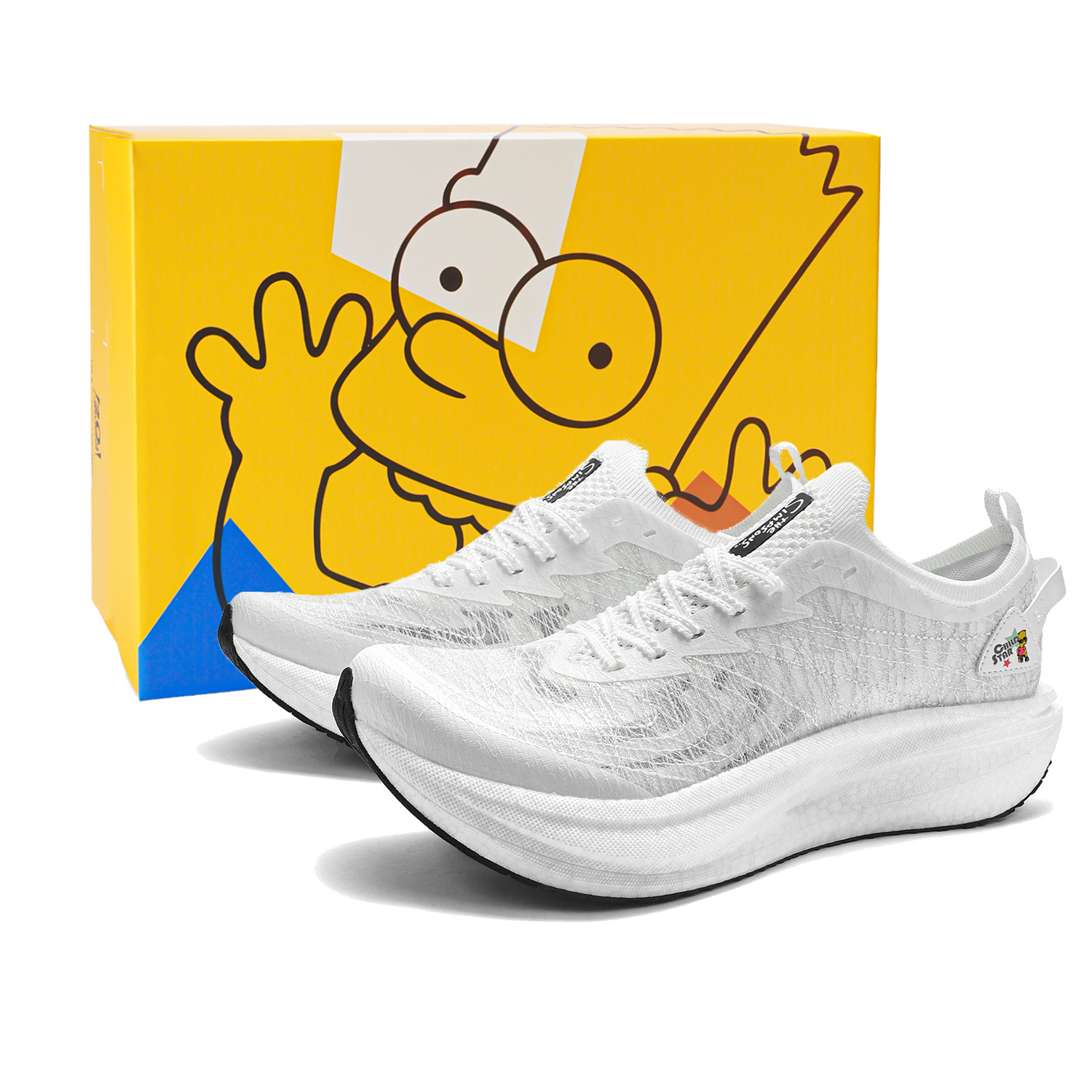 

The Simpsons Серебристо-серые унисекс низкие беговые кроссовки с увеличенной высотой покрытия, устойчивые к истиранию, дышащие [Улучшенная версия], цвет Silver Gray[Upgraded]