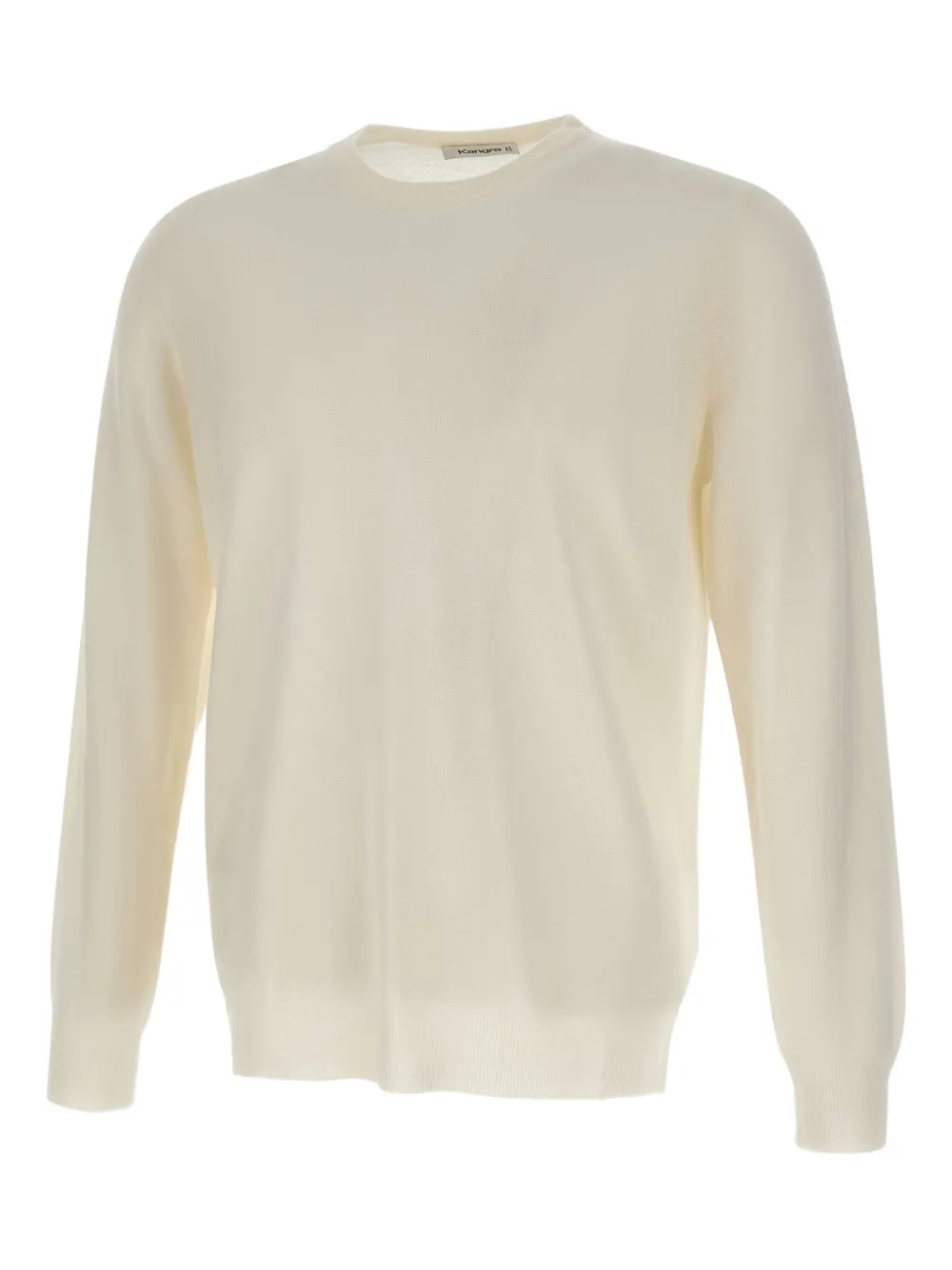 

Вязаный свитер с круглым вырезом Kangra, белый