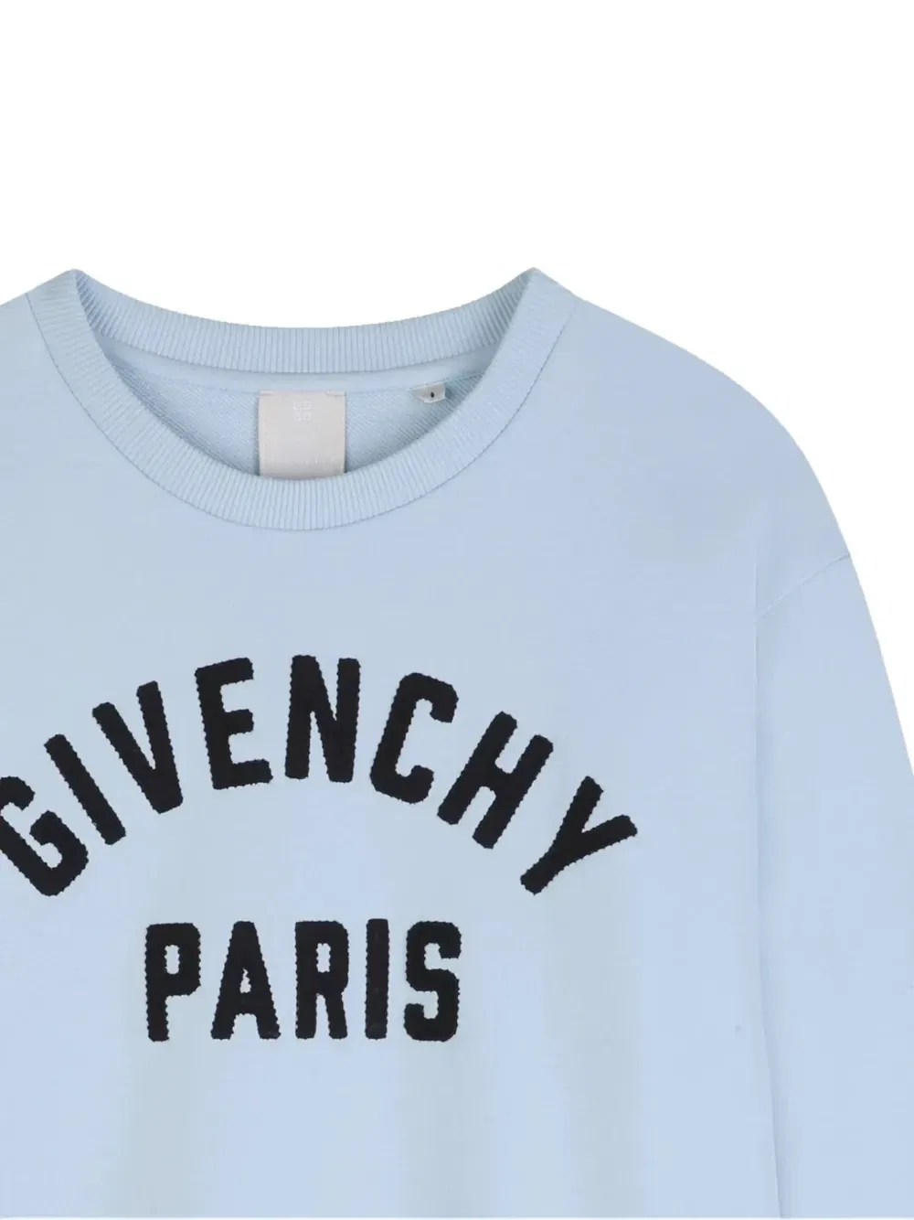 Свитшот с деталями логотипа Givenchy Kids, синий — фото 3