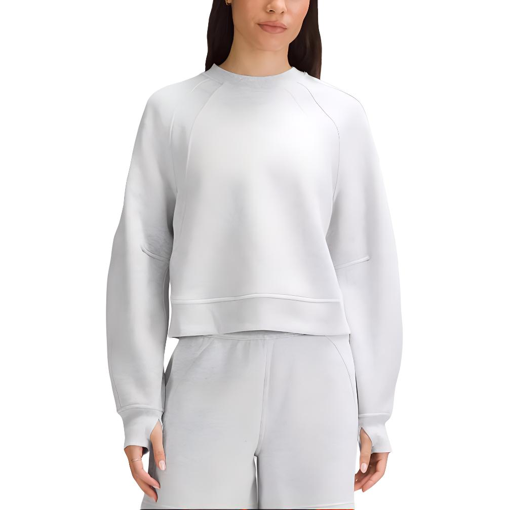 

Lululemon Женская толстовка Scuba, очень светло-серого цвета, Серый, Lululemon Женская толстовка Scuba, очень светло-серого цвета