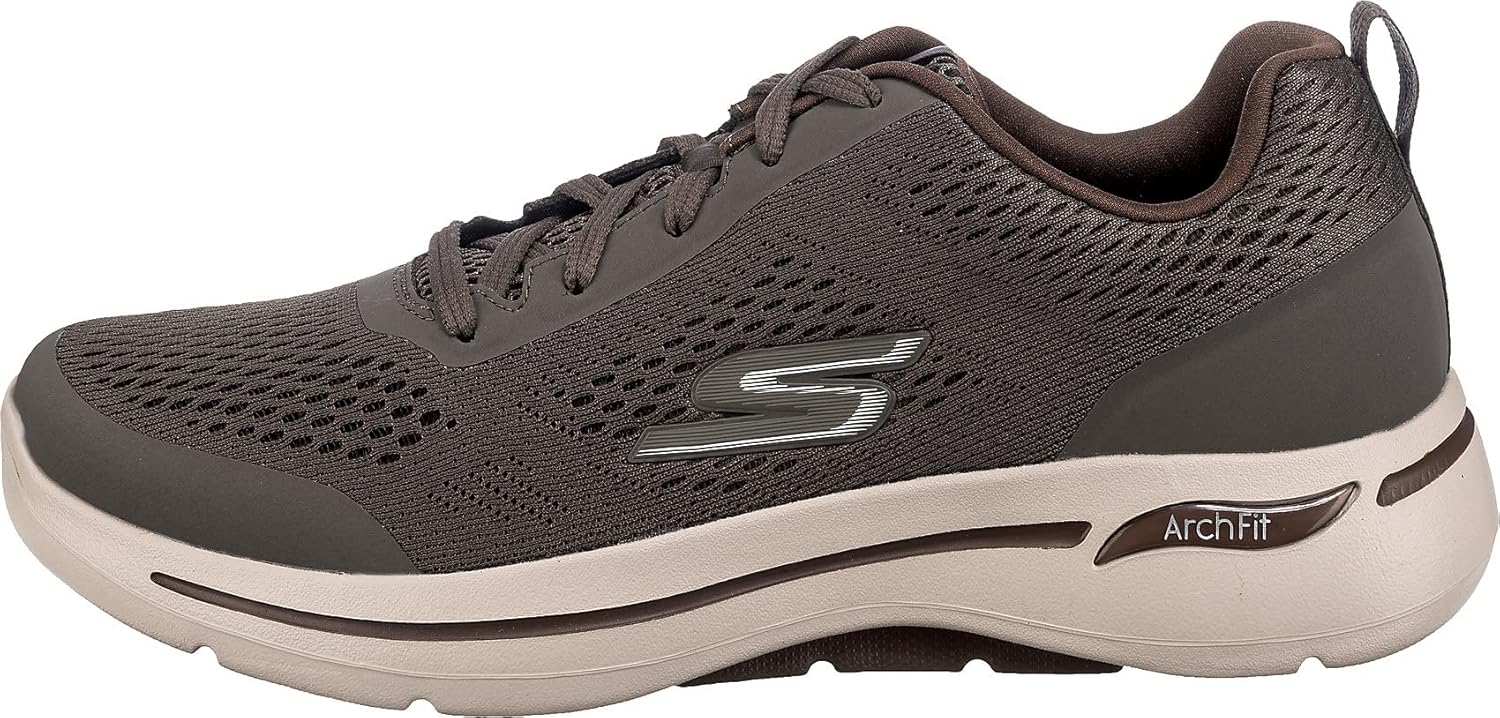 Мужские кроссовки для ходьбы Skechers Gowalk с поддержкой свода стопы, Taupe — фото 2