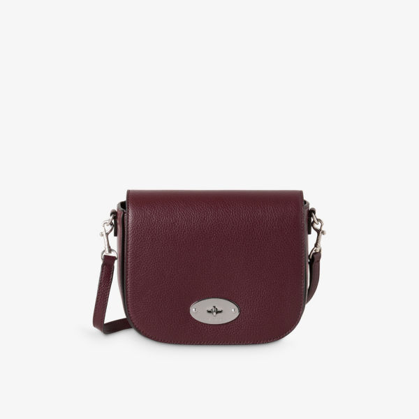 

Сумка-саквояж кожаная Mulberry Darley, черный