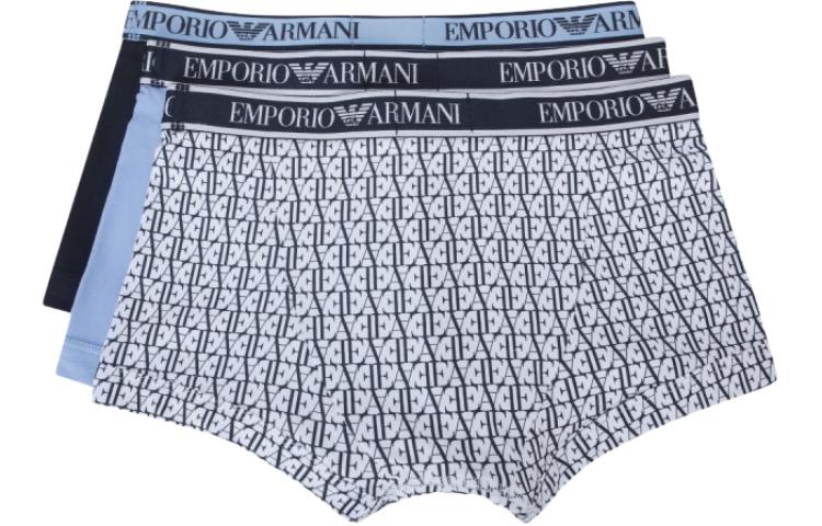 Мужские трусы 3 штуки SS24 EMPORIO ARMANI, белый — фото 3