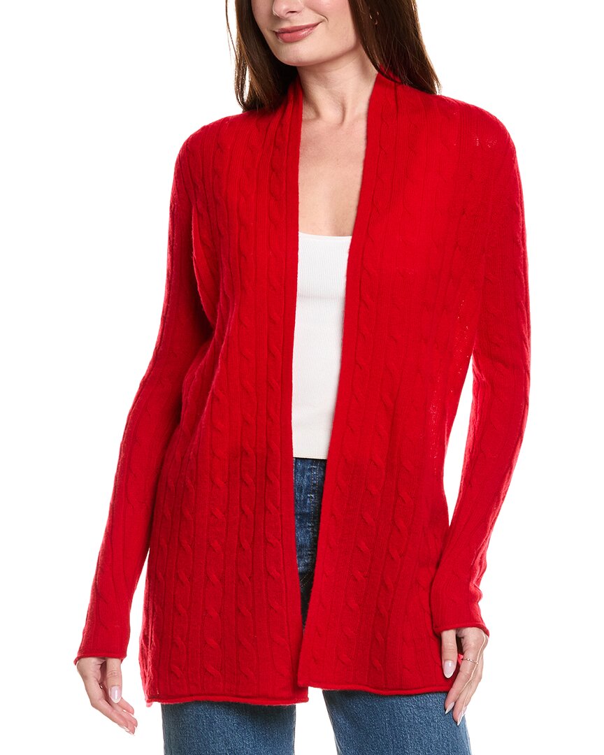 

Пуловер Hannah Rose Breezy Cable Wool & Cashmere-Blend Duster Hannah Rose, красный