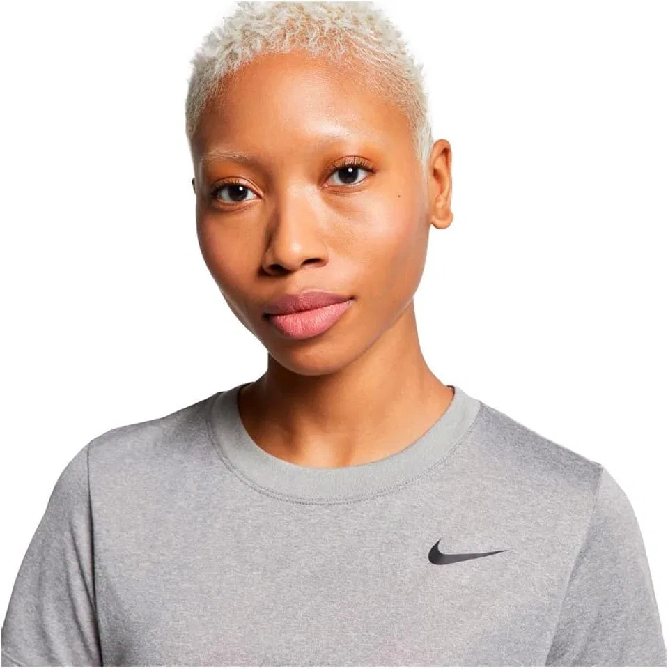 Футболка активная Nike Dri-FIT, Dark Grey Heather/Black — фото 3