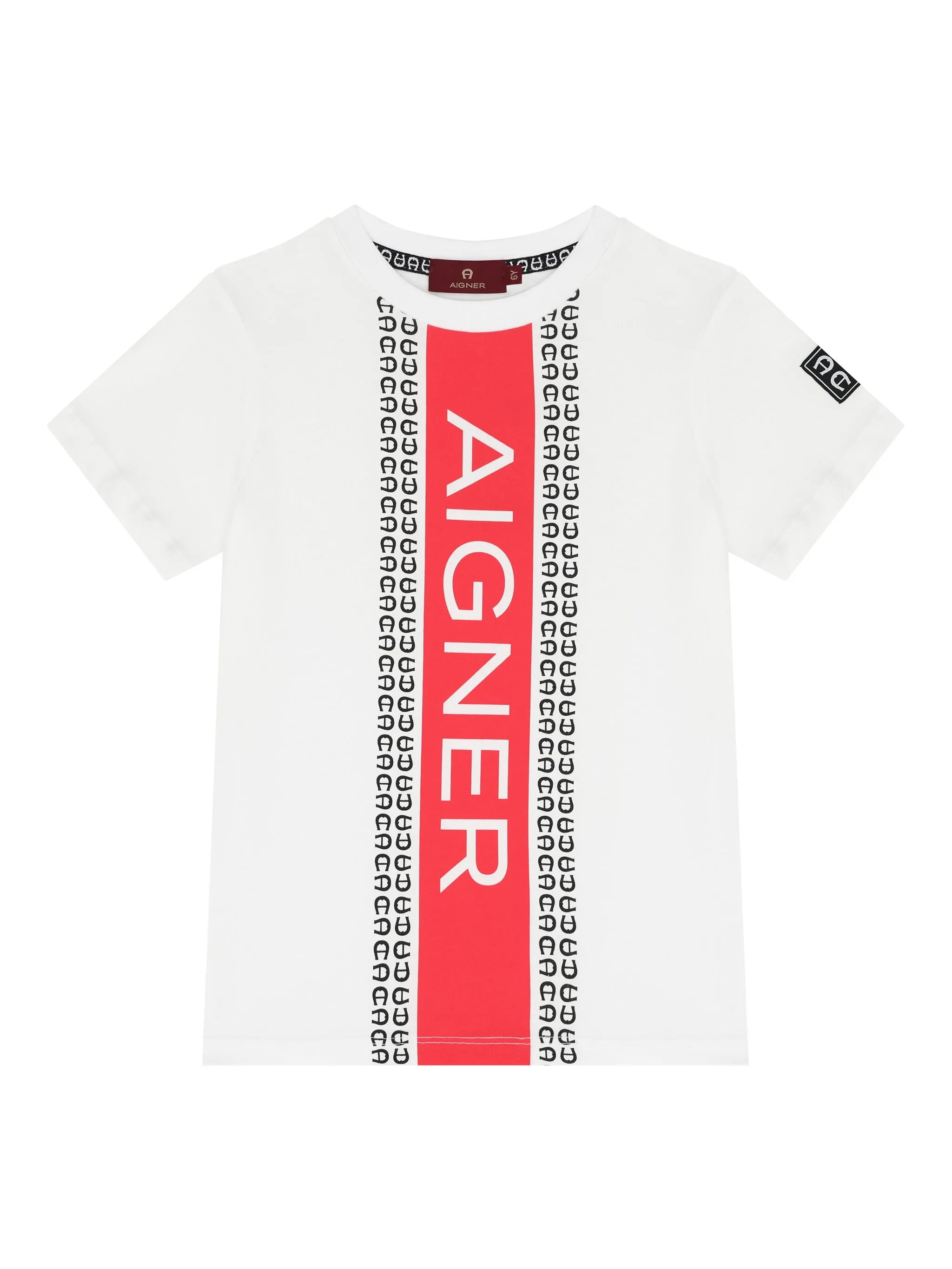 

Футболка с логотипом Aigner Kids, белый