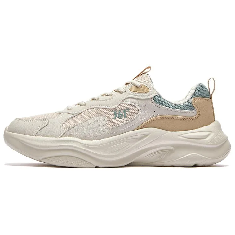 361° Slip Resistant Abrasion Resistant Low top Chunky Sneakers Men's Beige Umber