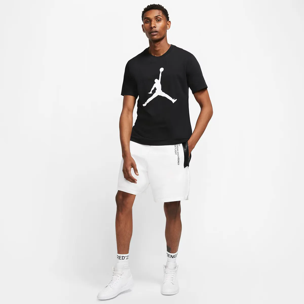 Мужская футболка Jumpman Jordan, чёрный — фото 4
