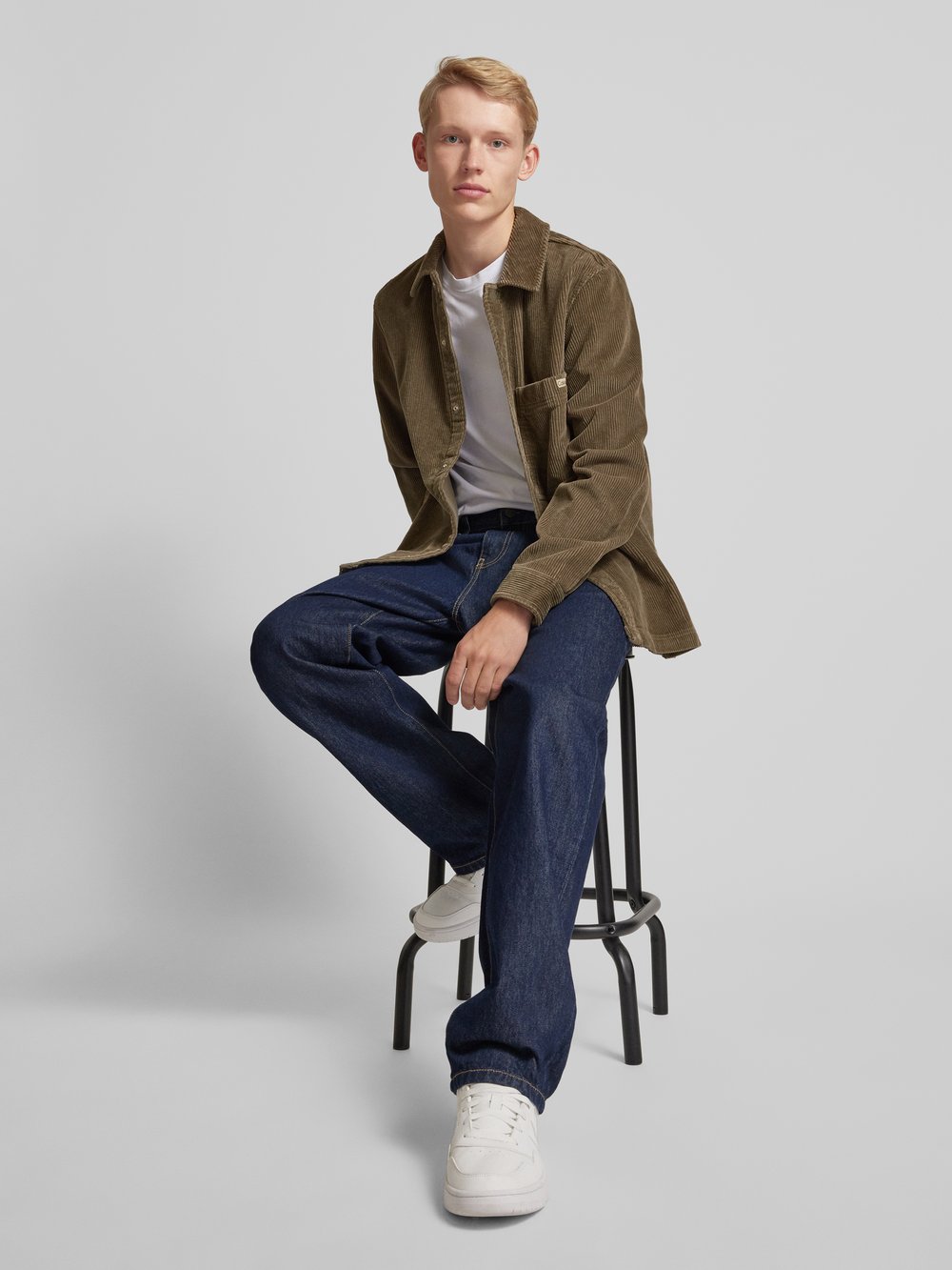 

Повседневная рубашка с воротником Кент Calvin Klein Jeans, темно-коричневый