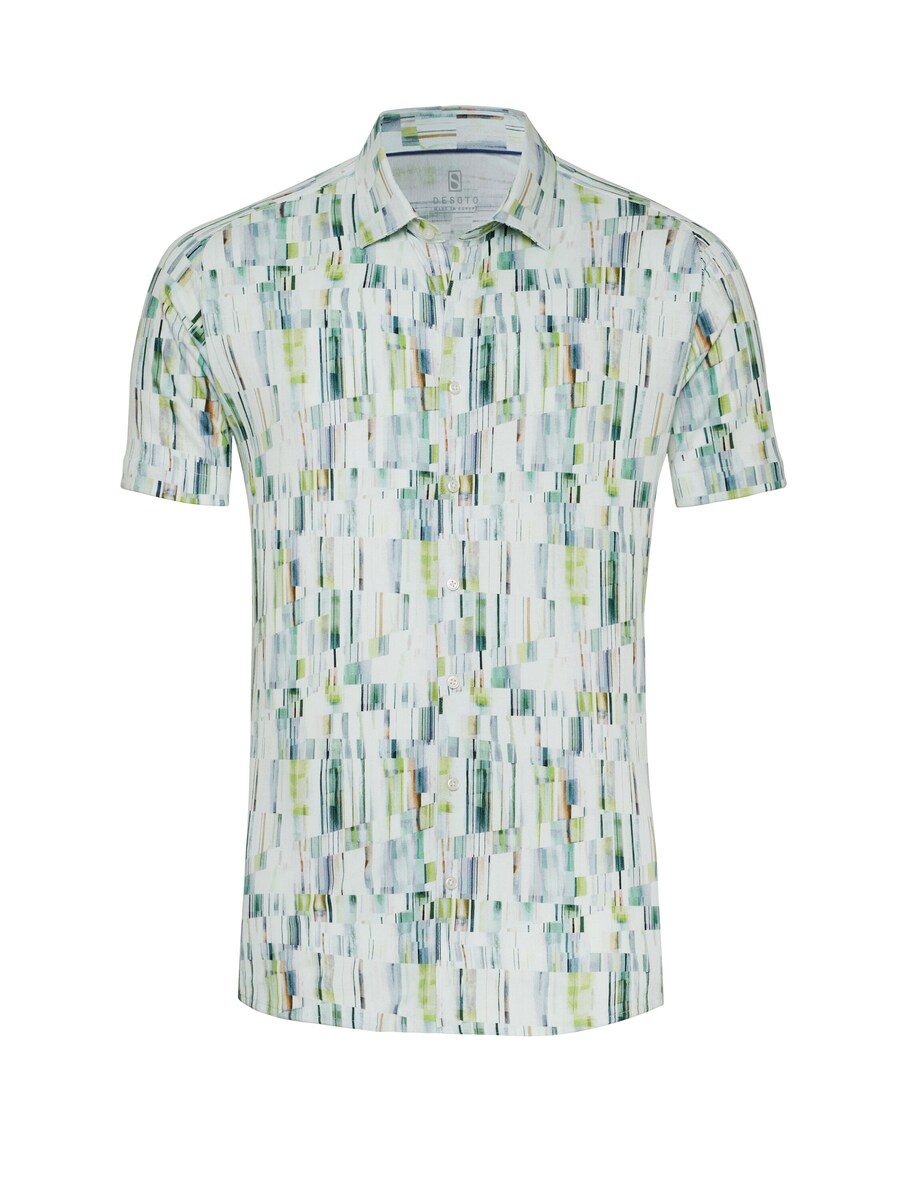 

Рубашка на пуговицах классического кроя DESOTO, зеленый/мятный/пастельно-зеленый