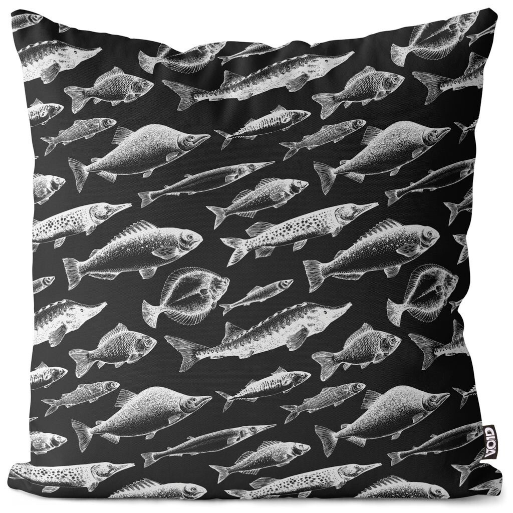 

Чехол на подушку VOID Fish of the Sea, полиэстер, водонепроницаемая подушка для улицы и дома. Размер: 60 x 60 см.