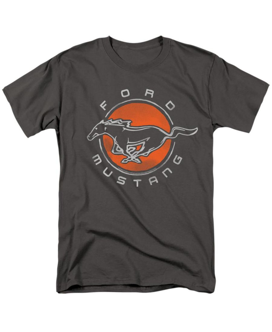 

Мужская футболка Ford Circle Mustang, Charcoal, Черный, Мужская футболка Ford Circle Mustang, Charcoal
