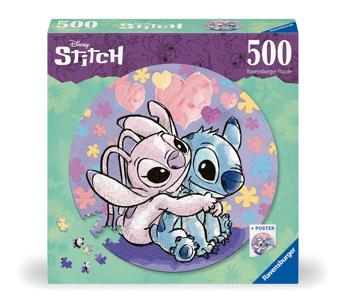 

2D пазл Disney Stitch 500 деталей Ravensburger
