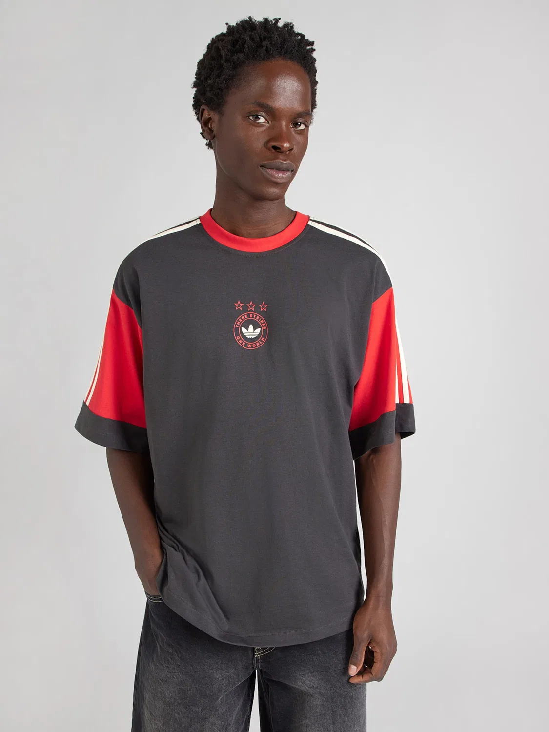 Футболка Adidas Originals, темно-серый — фото 3