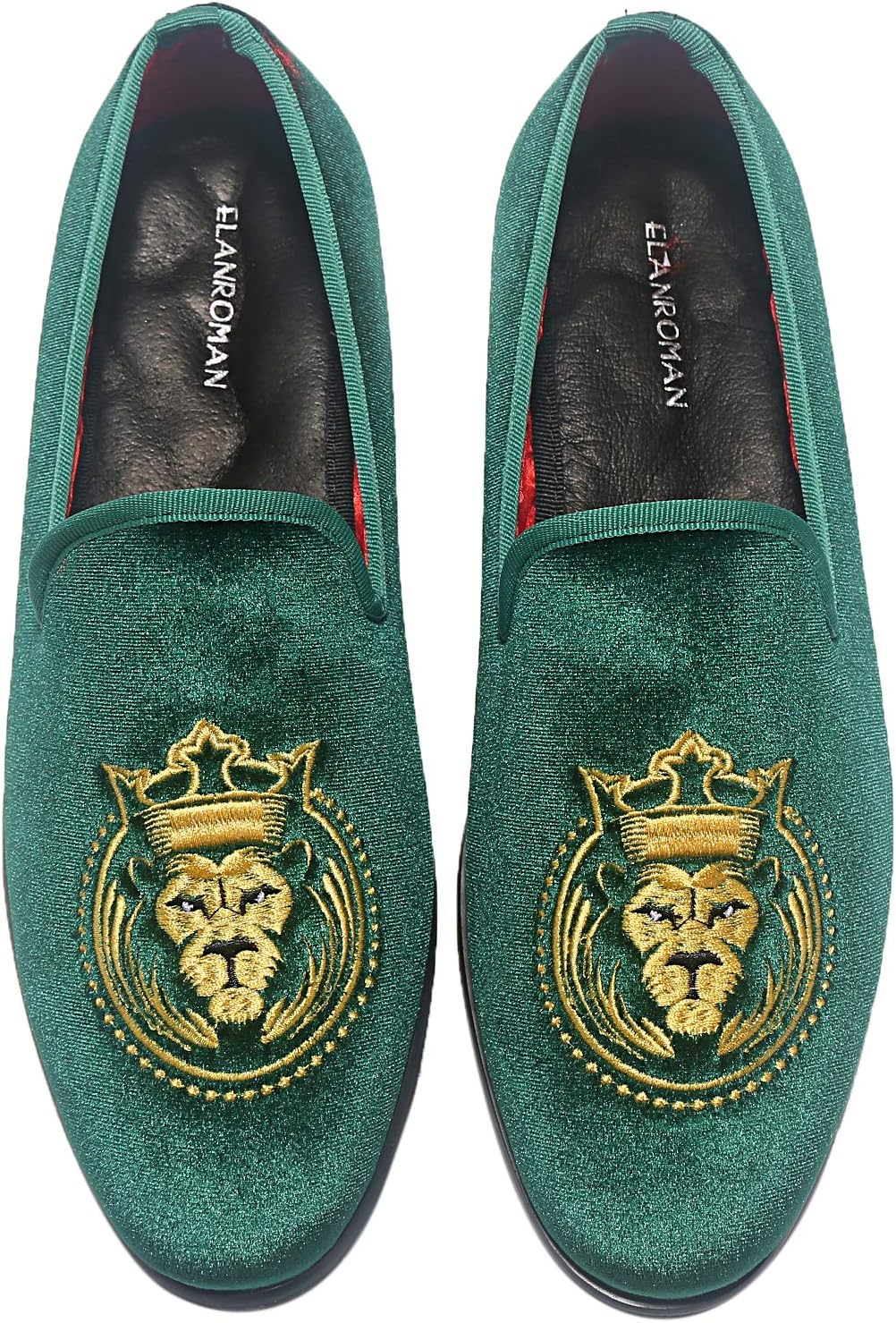 

Мужские лоферы ELANROMAN, бархатные модные туфли, вышивка, версии 1.0 и 2.0, туфли для вечеринок, свадеб и выпускных, Olive