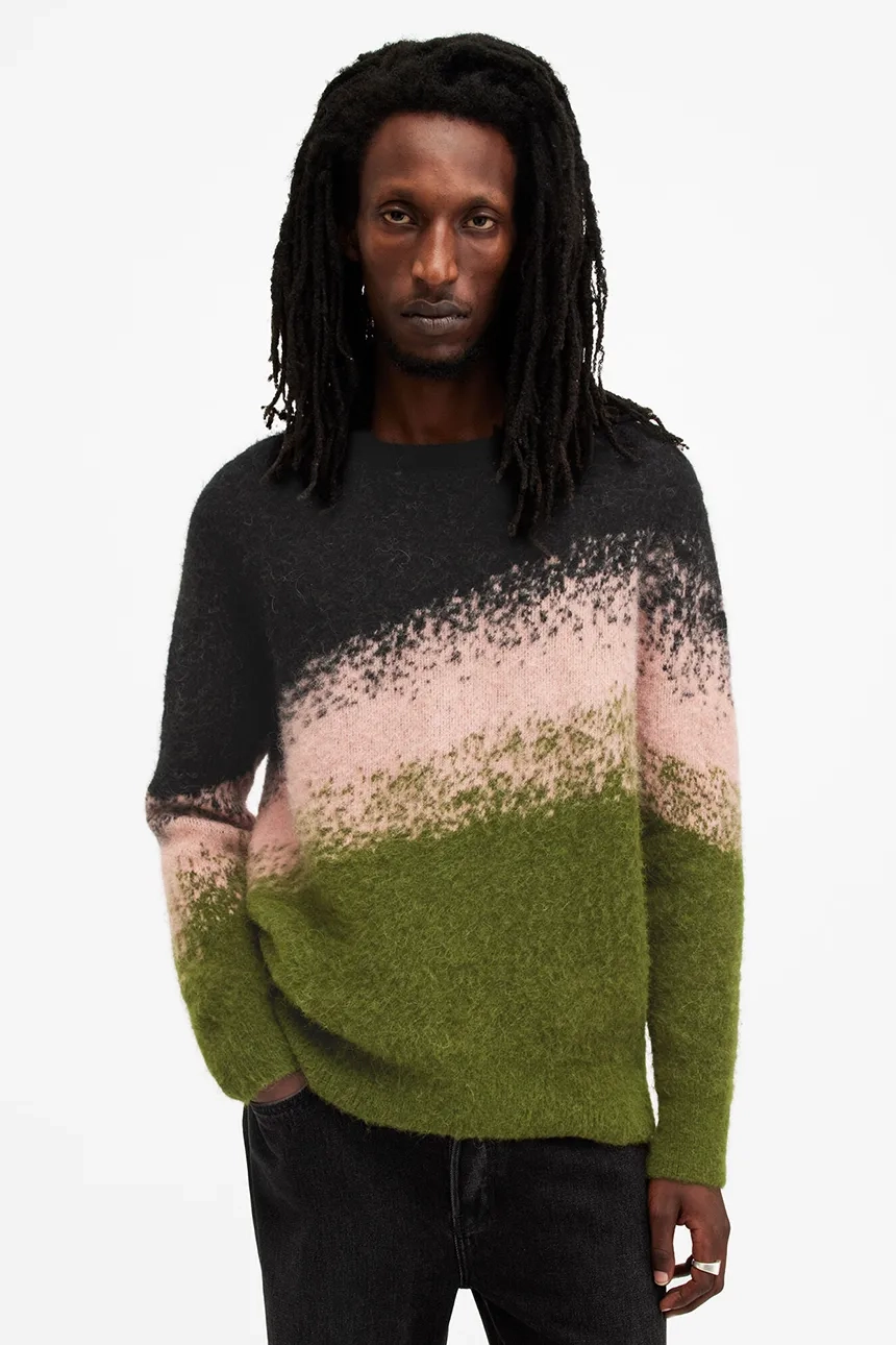 

SIRUS шерстяной свитер AllSaints, зеленый