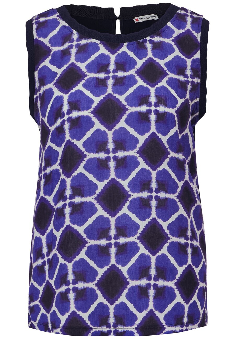 

Топ без рукавов STREET ONE Top, цвет dark blue/mottled blue
