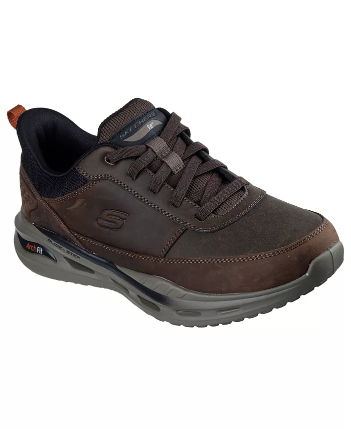 

Мужские слипоны Arch Fit Orvan Moxley для ходьбы от Finish Line Skechers, коричневый