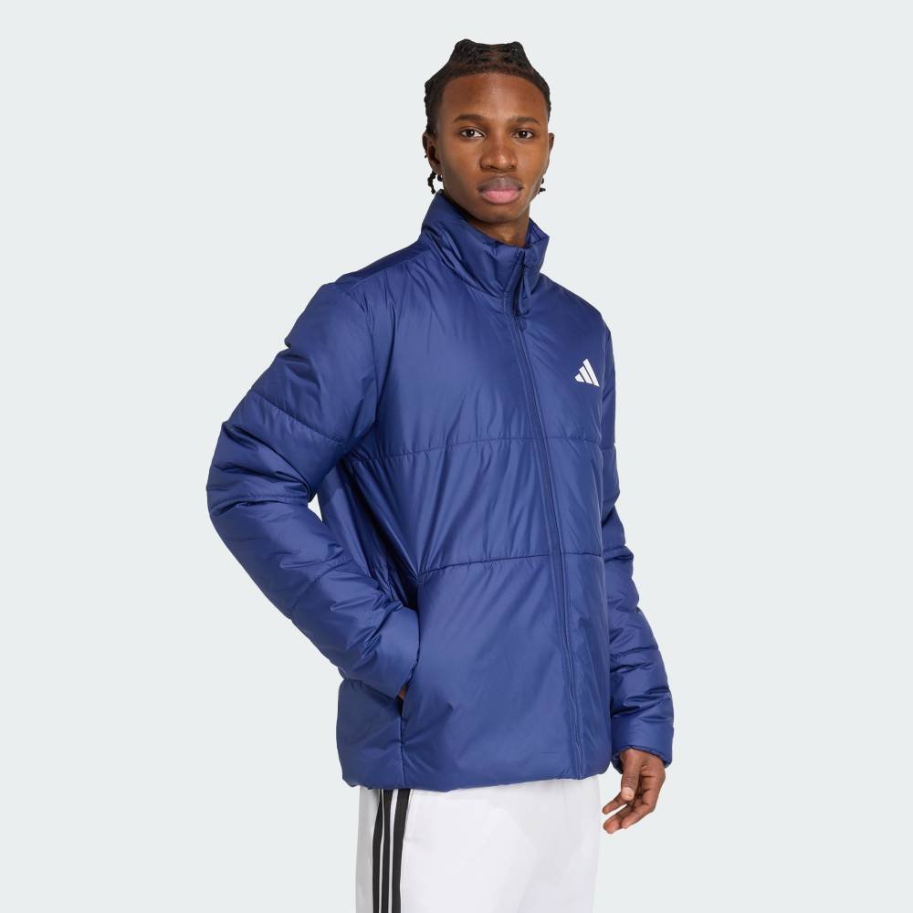 Утепленная куртка BSC Climawarm с тремя полосками Adidas, blue — фото 3