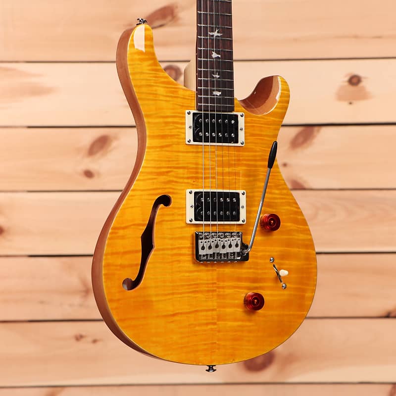 

Электрогитара Paul Reed Smith SE Custom 22 Semi-Hollow - Santana Yellow - CTIE102356