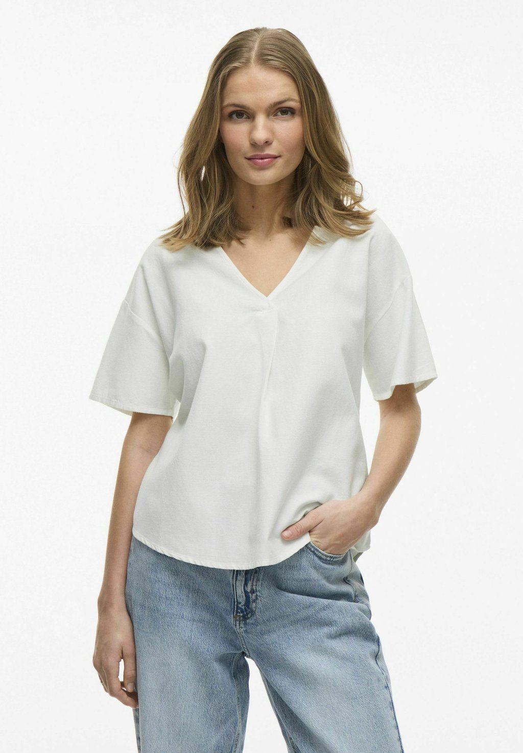 

Блуза VIPRISILLA V-NECK VILA, белый