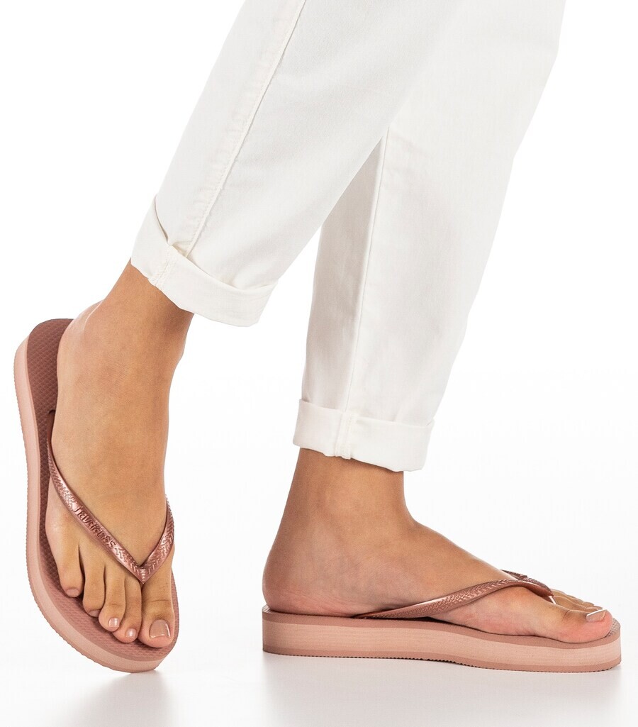 

Сандалии HAVAIANAS T-Bar Sandals, цвет Rose gold