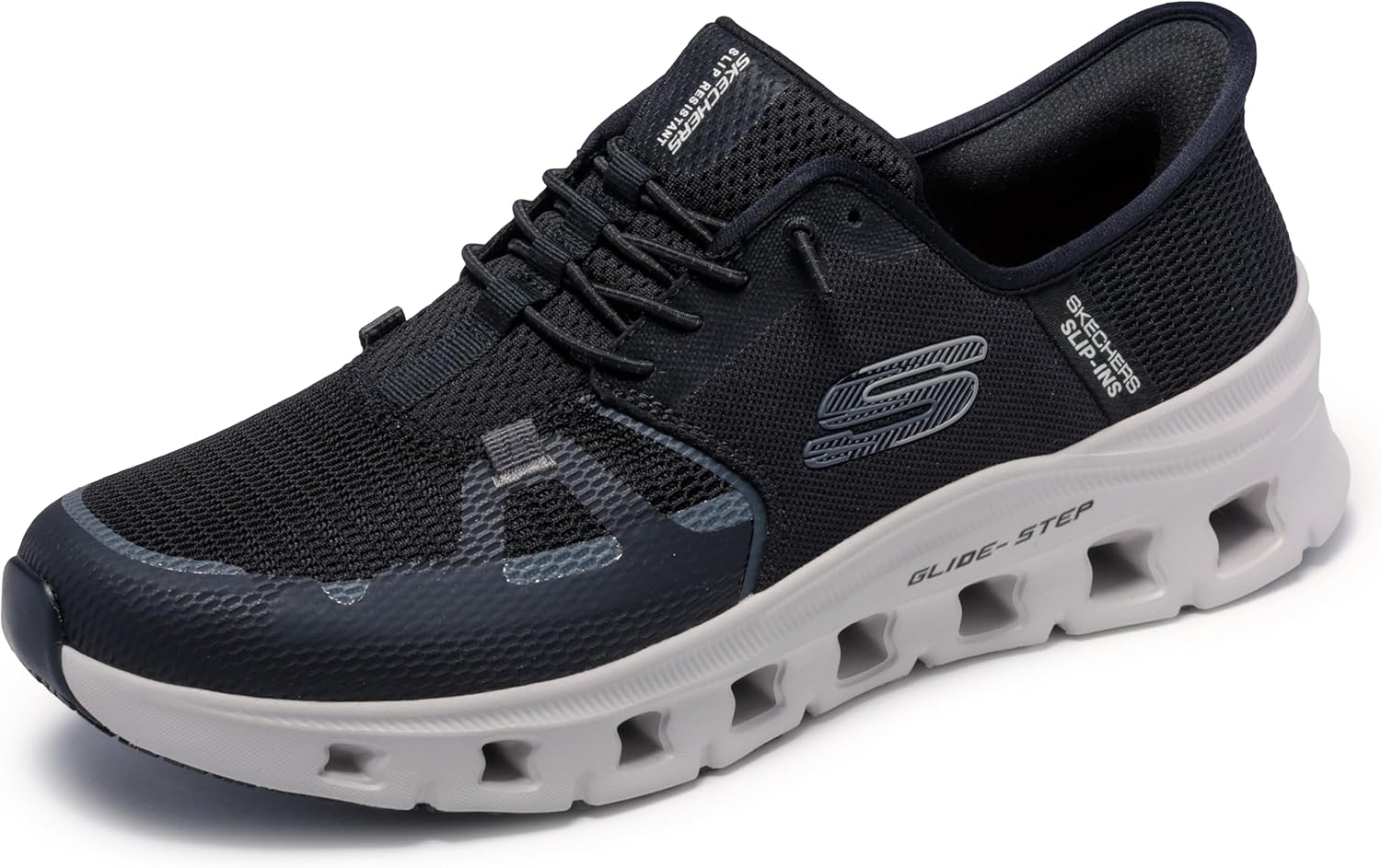 

Мужские кроссовки Skechers Glide-Step Pro с противоскользящей подошвой, черный/серый