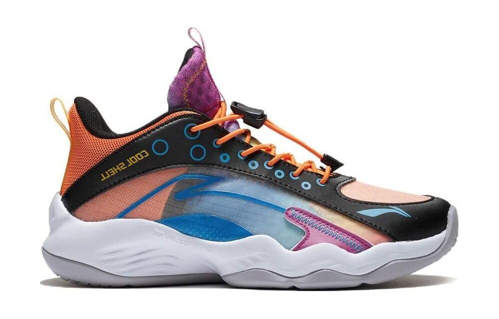 Баскетбольные кроссовки Pioneer Spirit PRIMARY 2.0 для детей GS Low-top Black Sunlight Orange Vision Blue Lining Young, оранжевый — фото 2
