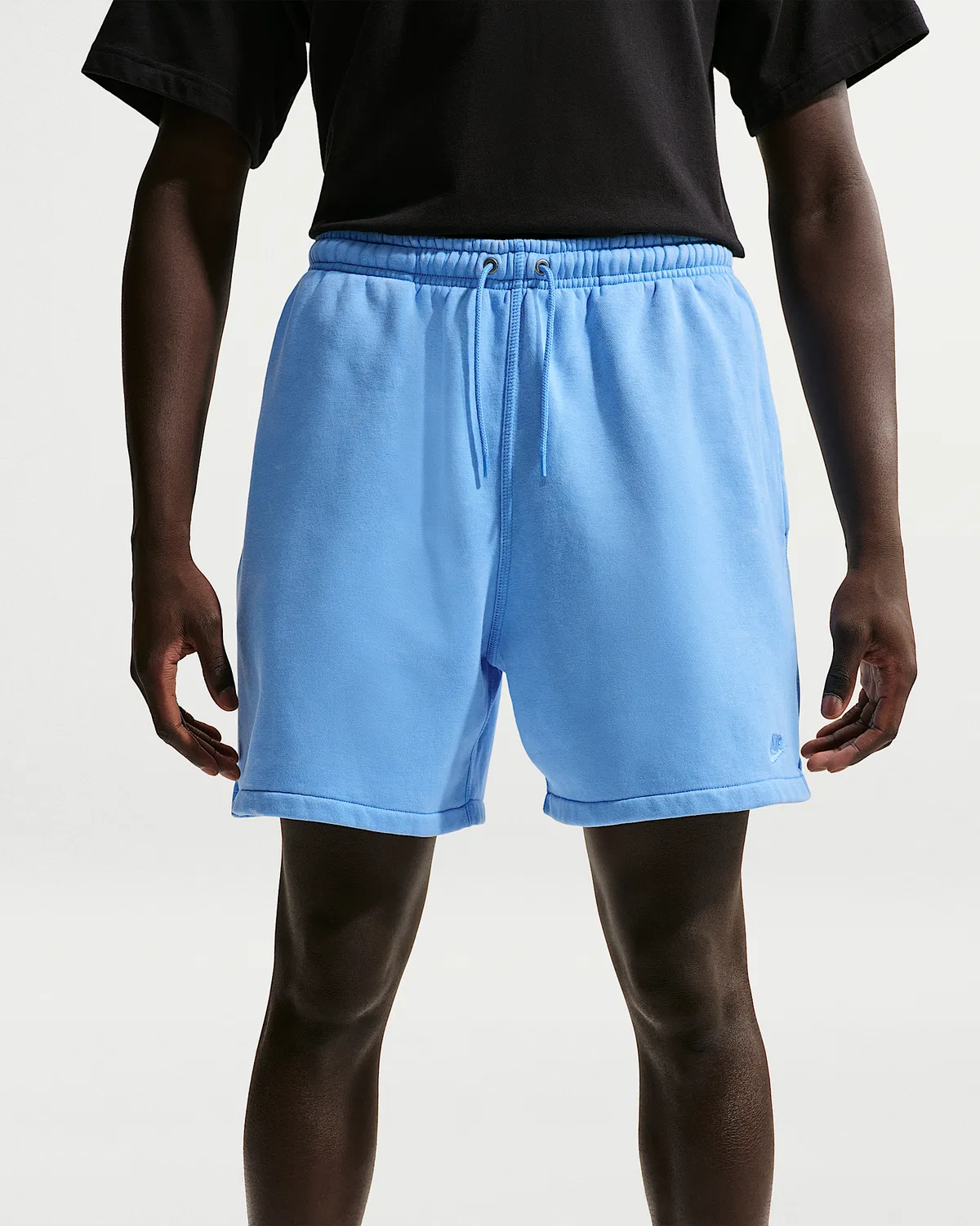 Мужские флисовые шорты Nike Club, University Blue/University Blue — фото 2