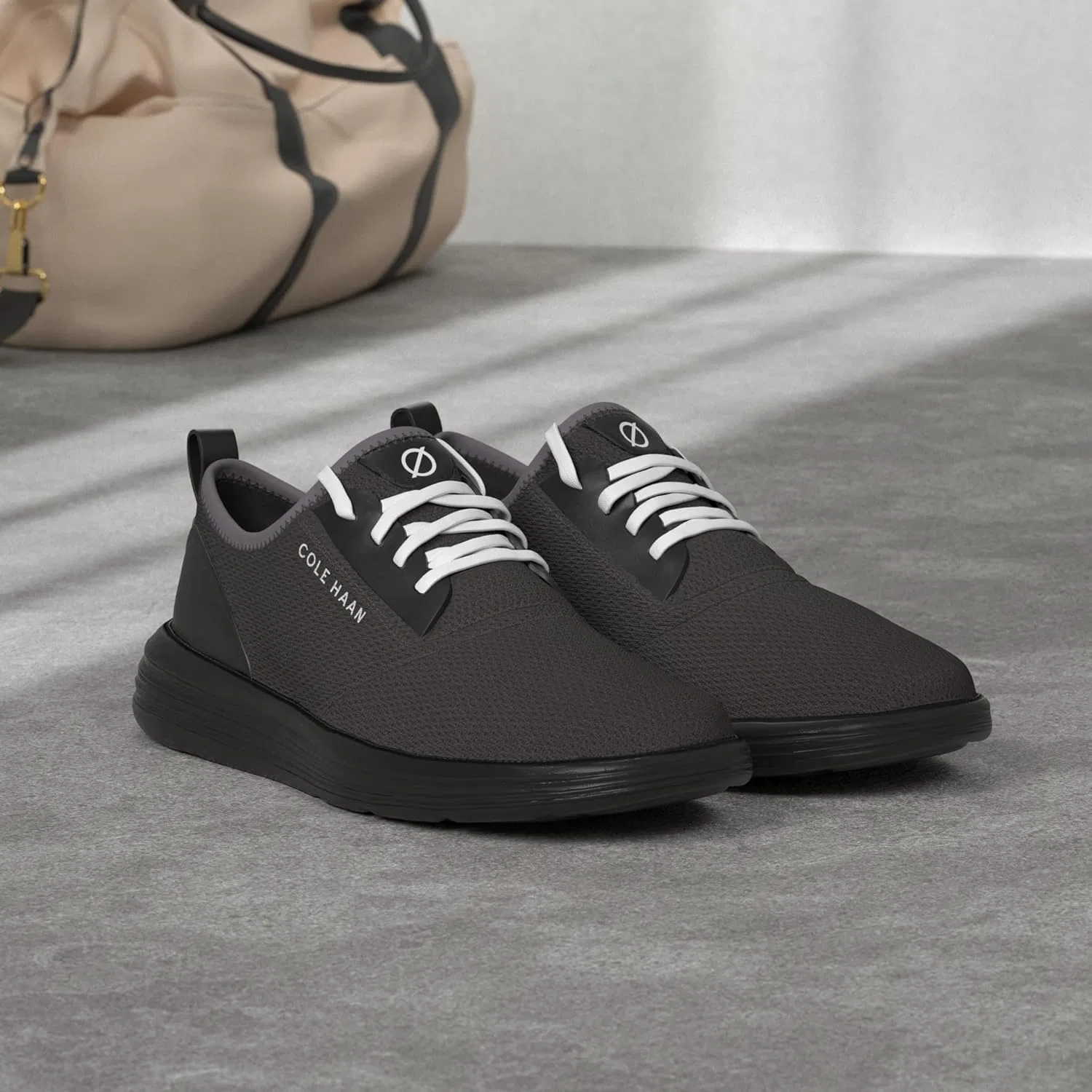 Мужские вязаные кроссовки Cole Haan Grandsport Journey, Black Magnet White — фото 2
