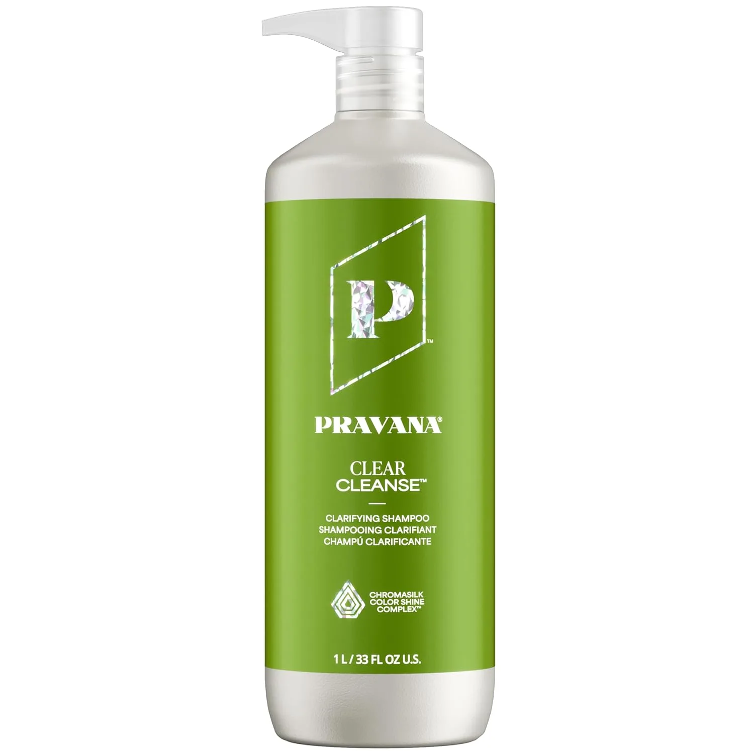 Pravana Clear Cleanse Mineral Diminishing Shampoo для осветления окрашенных волос, мгновенно удаляет известковый налет, увлажняет, тонизирует, придает объем, устраняет желтизну, vegan