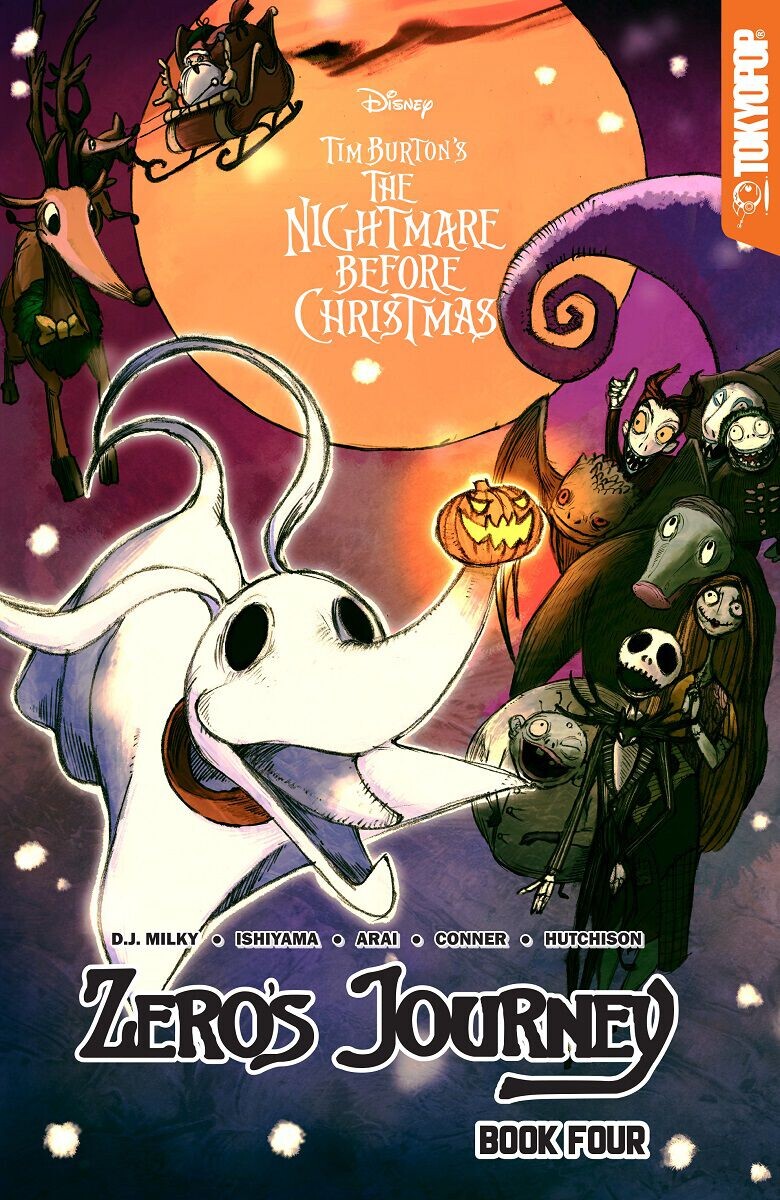 

Манга The Nightmare Before Christmas: Zero's Journey Manga Volume 4