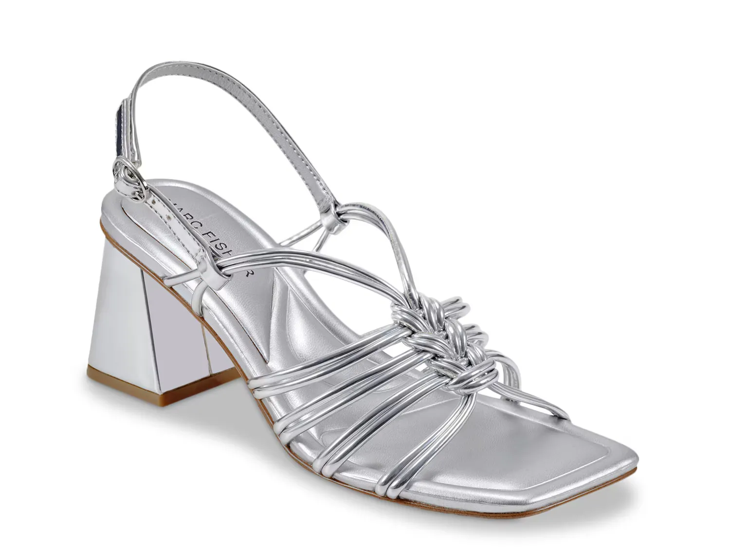 

Сандалии Magnify Sandal Marc Fisher, серебряный/металлик