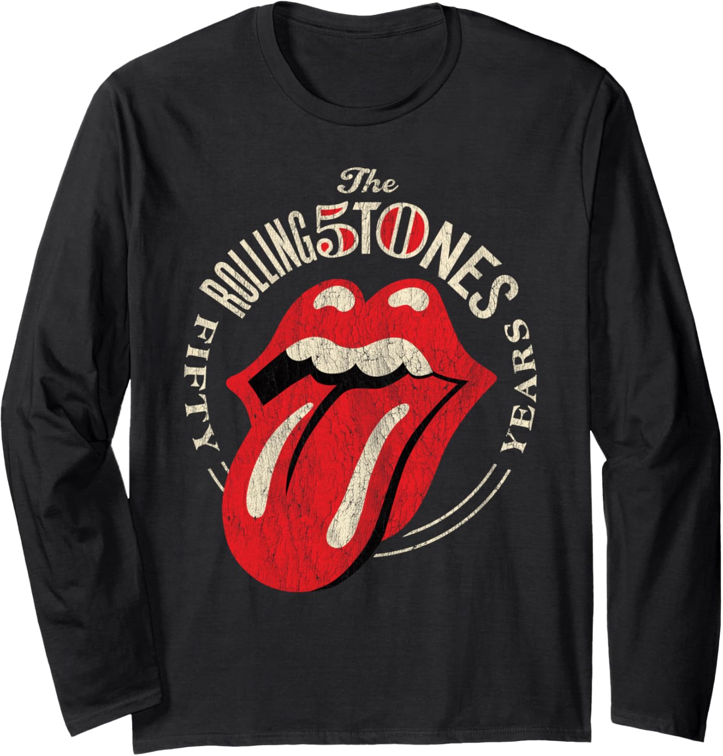 

Футболка с длинными рукавами, посвященная 50-летию группы The Rolling Stones, черная