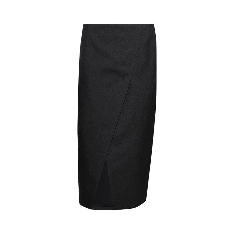 

Юбка Gucci Wool Gabardine Skirt Dark Grey, серый