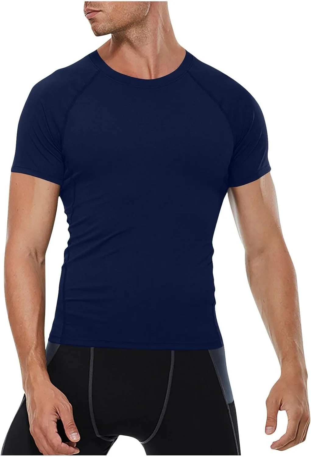 

Мужская футболка с коротким рукавом Compression Shirt Slim Fit Quick Dry