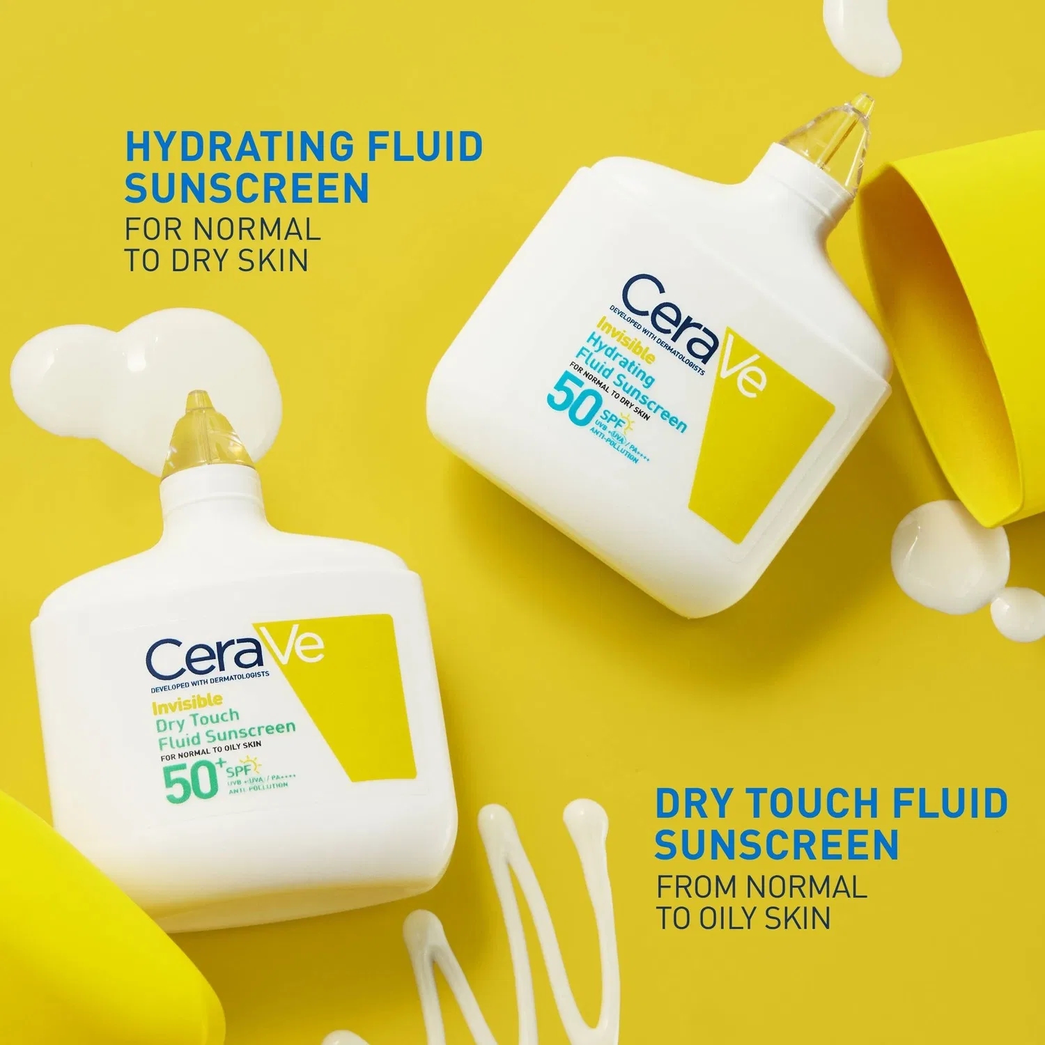 Невидимый увлажняющий солнцезащитный флюид SPF 50, 50 мл Cerave — фото 2