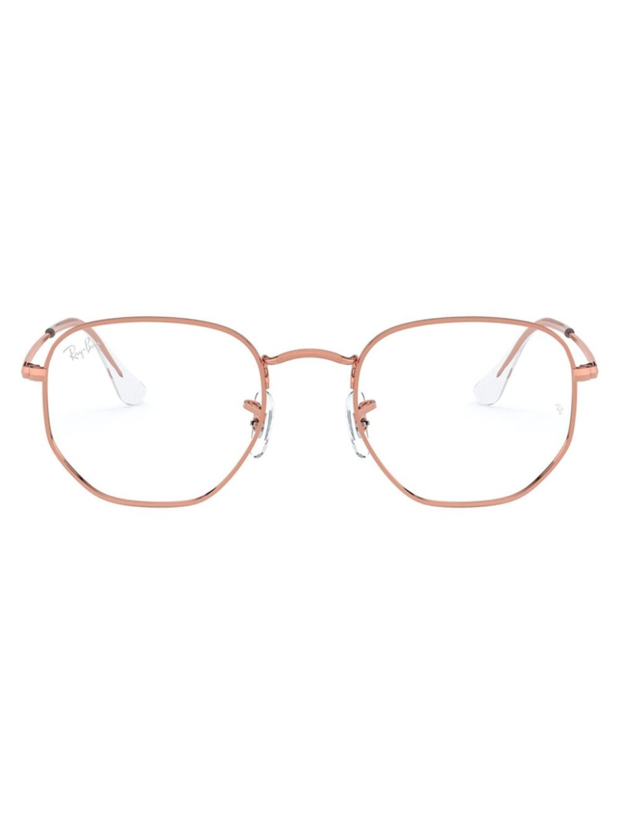 

Очки в геометричной оправе Ray-Ban, розовый