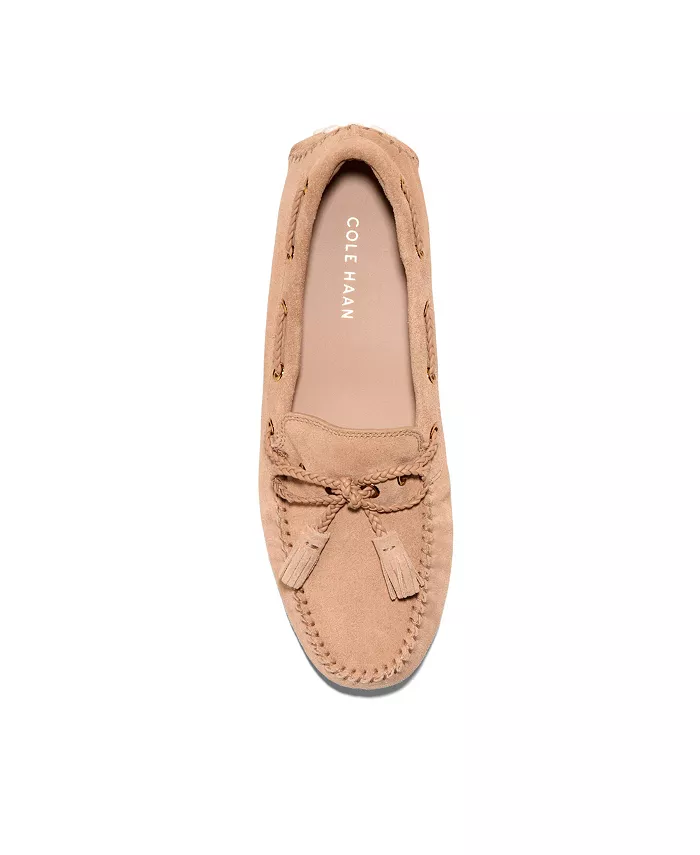 Женские лоферы-водители Gissella Cole Haan, коричневый/бежевый — фото 3