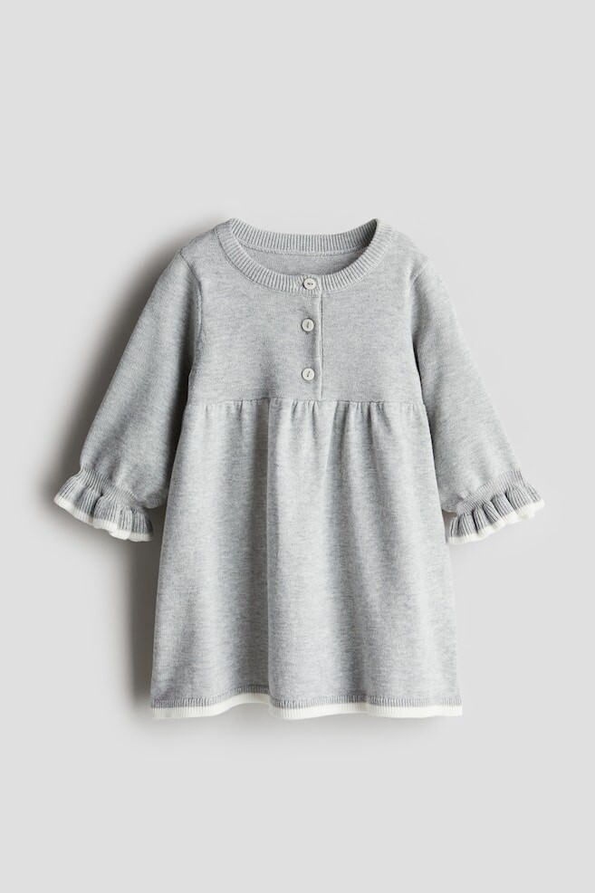 

Трикотажное платье H&M, серый