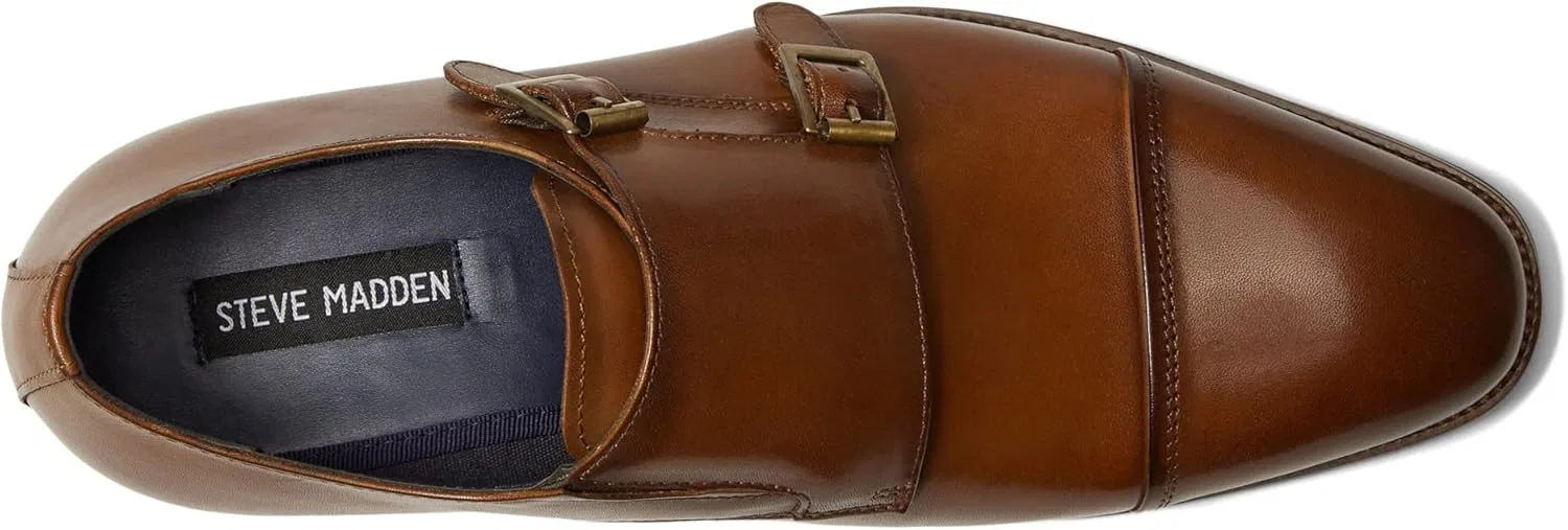 Лоферы из натуральной кожи Steve Madden, Tan Leather — фото 3