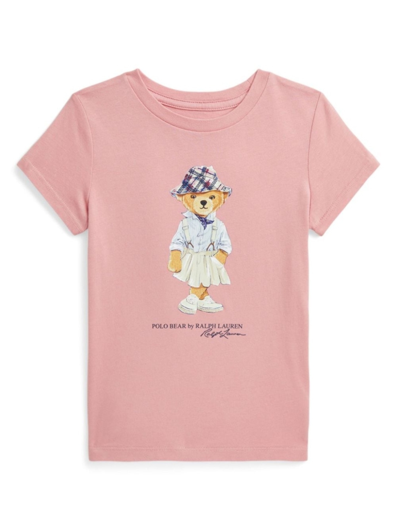 

Ralph Lauren Kids футболка Teddy Bear, розовый