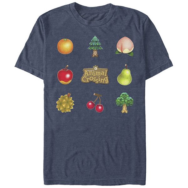 

Футболка с принтом Animal Crossing Licensed Character, Navy Heather